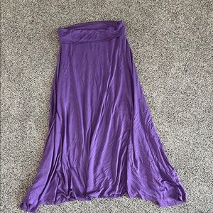 LuLaRoe Purple Maxi Skirt Women’s S